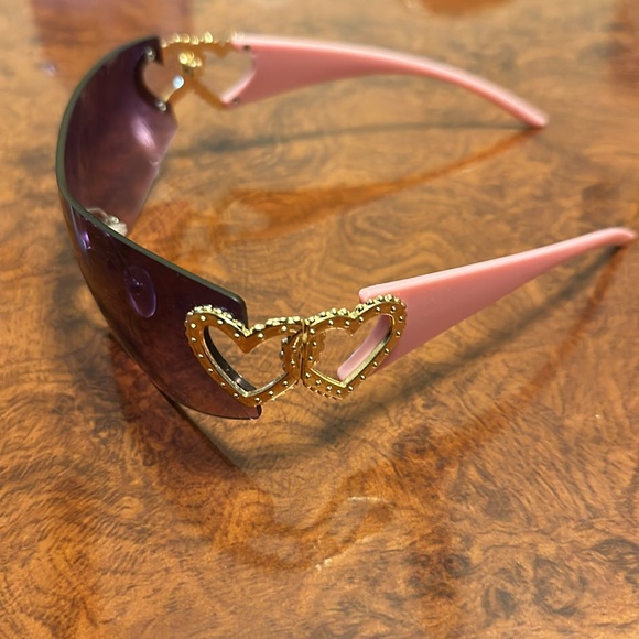 Purple/pink Y2K Sunglasses - Picture 7 of 8